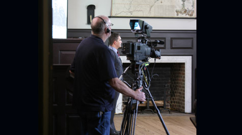 C-Span visits campus